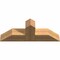 Ekena Millwork Portland Smooth Timber Gable Bracket, Western Red Cedar, 36"W x 13"H x 5 1/2"D x 5 1/2"F, 9/12 Pitch GBW036X13X0606POR00SWR - alternate 3